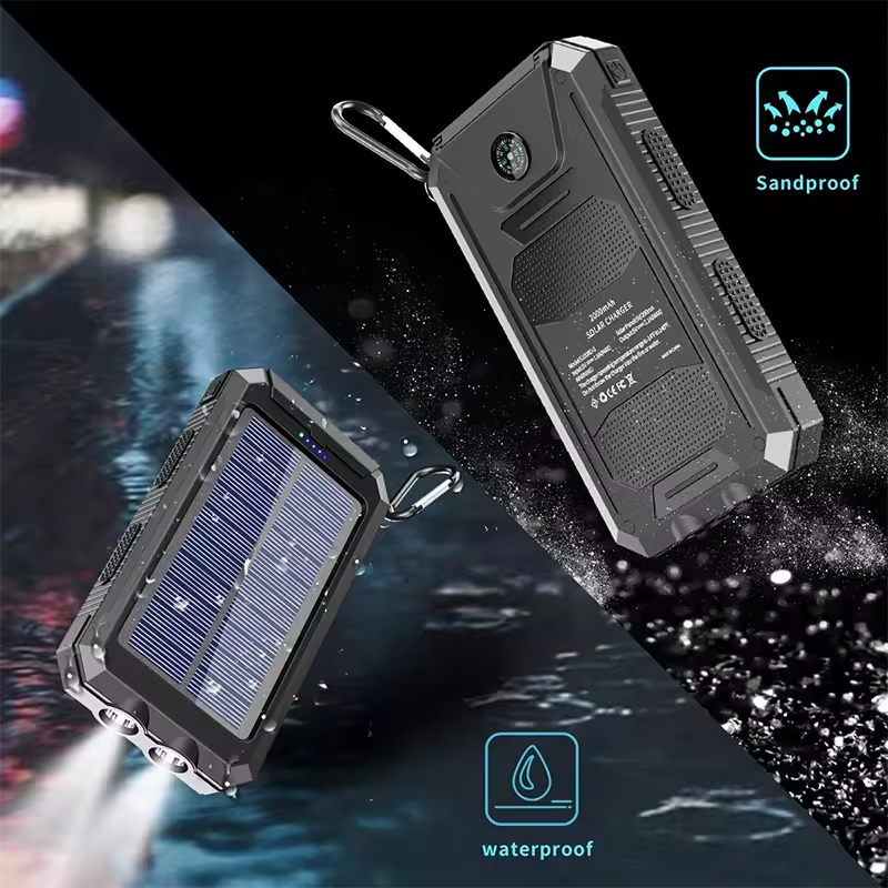 High-Efficient 10000mAh Solar Power Bank Charger 20000mAh Solar Charger Mobile Phones/Tablet PCs/Other Electronics High Solar