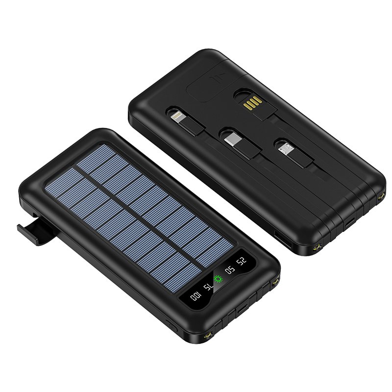 High-Efficient 10000mAh Solar Power Bank Charger 10000mAh Solar Charger Mobile Phones Solar charger