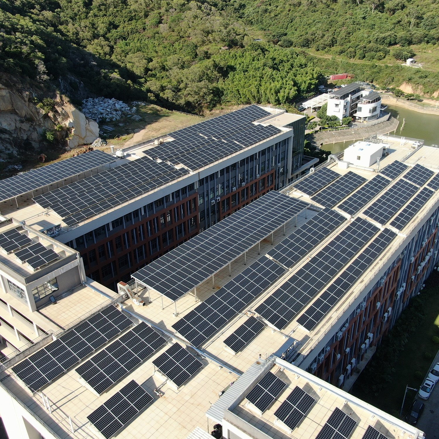 DJSC 525w 540w 530w bifacial pv solar panels solar power panel 400w monocrystalline rooftop project
