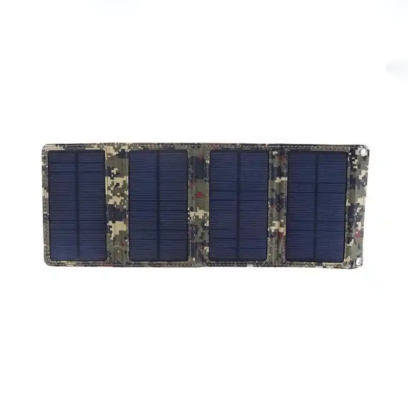 Portable Outdoor Waterproof Foldable Cell Phone Charger Solar Charger 8W Solar Panel