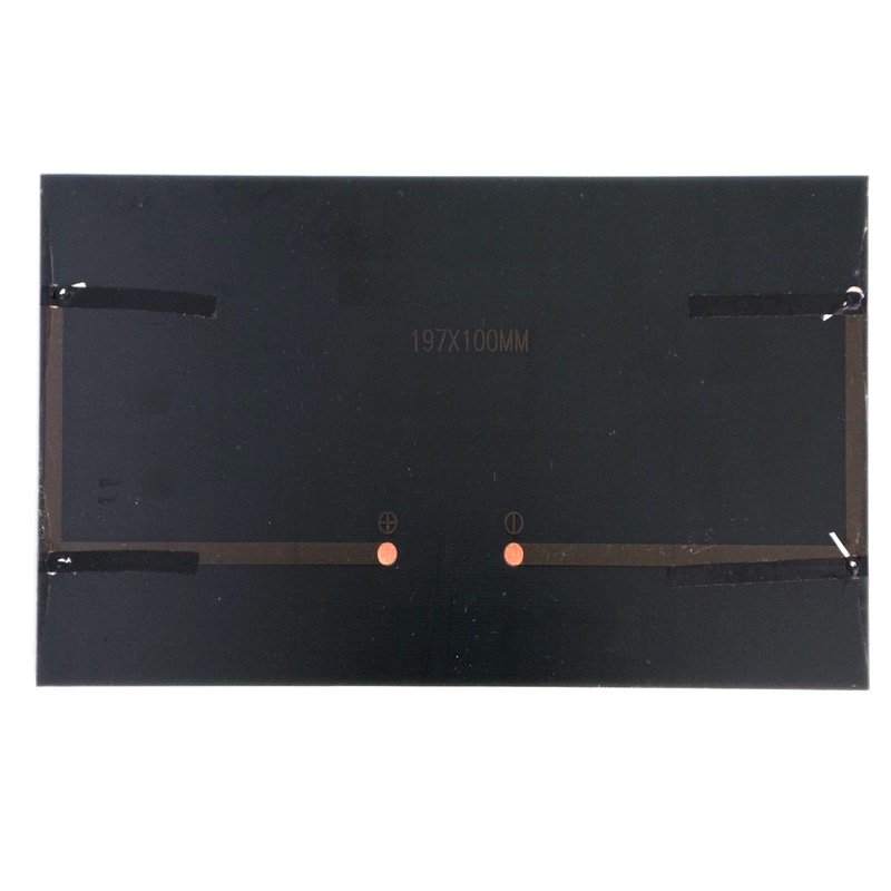 5.5V 18V 197x100MM Portable PET Solar Panel Charger 2.2W PET Mini Solar Panel FR4 PCB Solar Panel