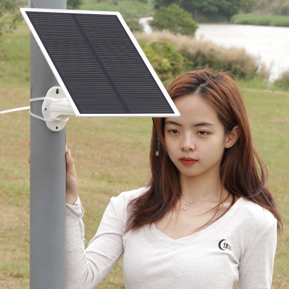 TecDeft 12v Solar Panel Kit With Battery 30000mah Outdoor Solar Charger Panel For Cctv Security Hunting Trail Camera