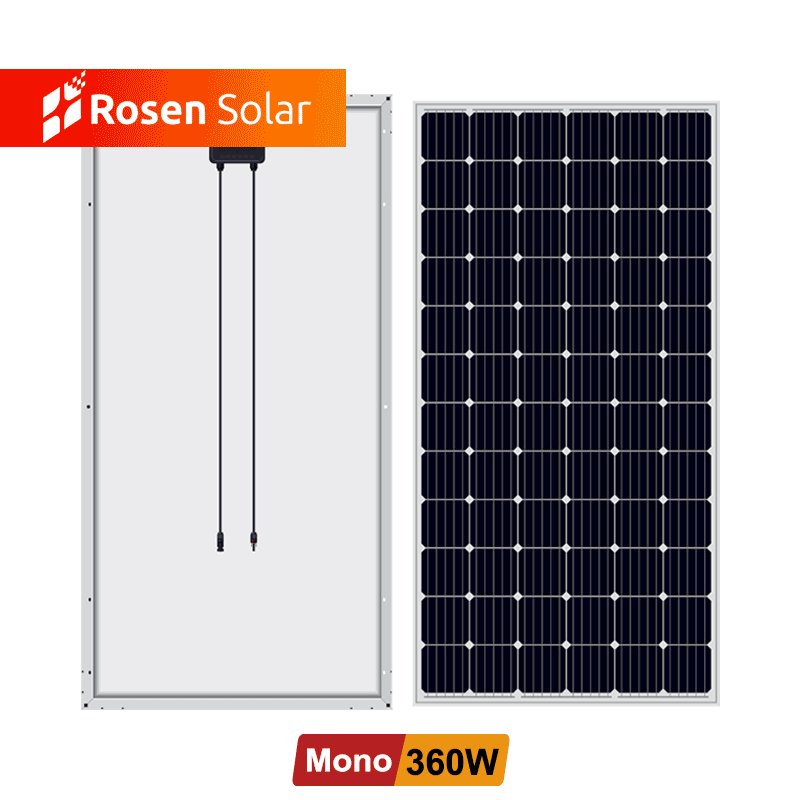 Manufacturers In China Panels 350w 360w 380w PV Mono 72 Cells solar Panel Price List For Home