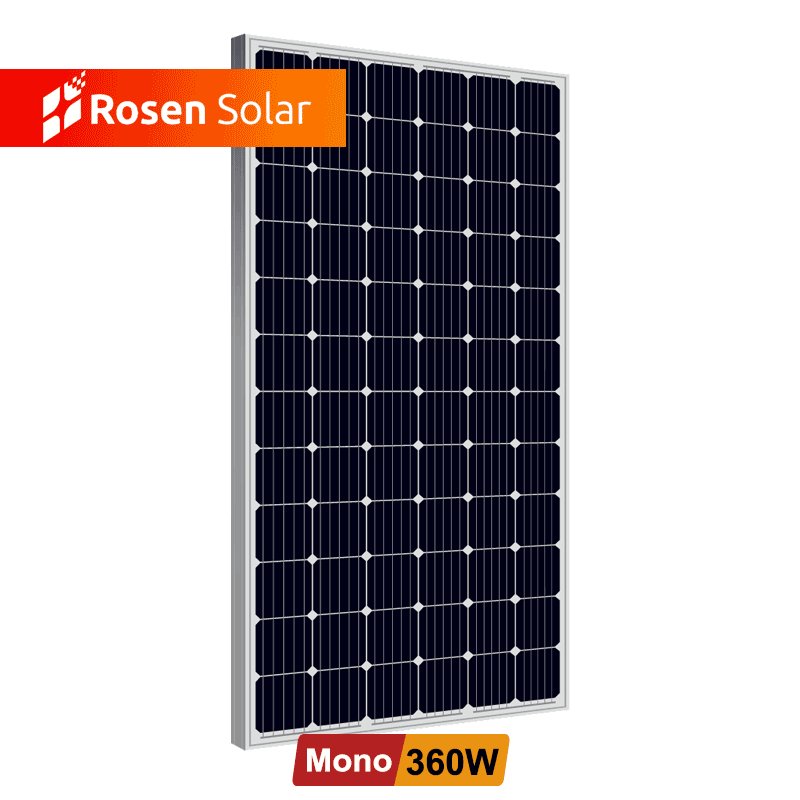 Manufacturers In China Panels 350w 360w 380w PV Mono 72 Cells solar Panel Price List For Home