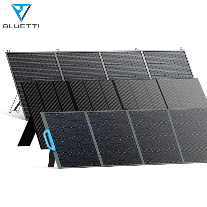 BLUETTI Photovoltaic PV Electricity Solar Panel High Efficiency ETFE 120w 200w 350w 420w Foldable for Emergency Power Charger