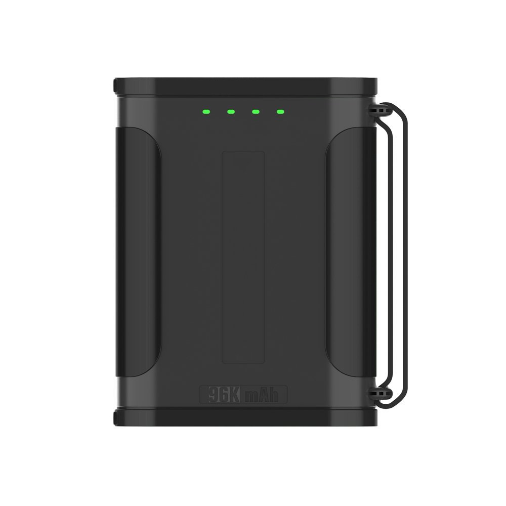 High Capacity 96000mAh LifePO4 Power Bank 308Wh External Battery with 65W Output Power Type C 20W Input for iPad Laptop