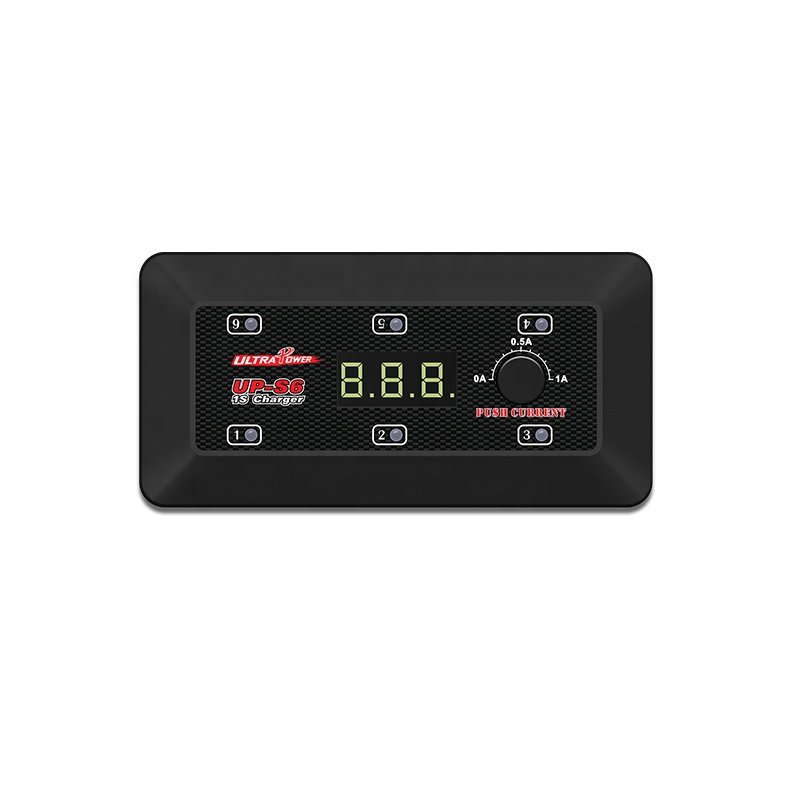 UltraPower UP-S6 Six-Channel 26.1W Smart balance Charger for UAV/Drone/Car/Rc toys and all type batteries Charging.