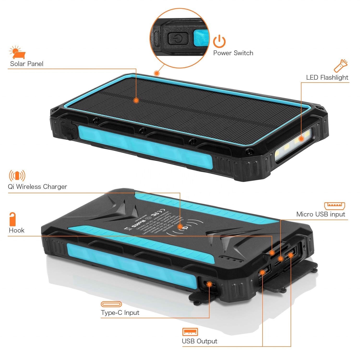 power bank housing battery jump starter car jump starter power bank hand crank power bank