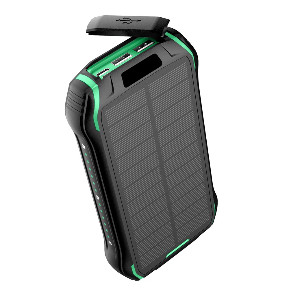 New Technology Products 2024 OEM 26800mAh Large Capacity Mobile Phone Charger Customized Outdoor Waterproof Solar Power Bank