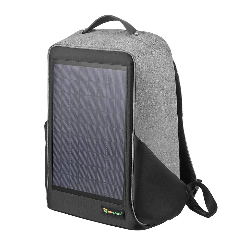Moving solar panels Outdoor Convenient soft waterproof laptop backpack carry solar panel bag 10W solar charger with usb charging