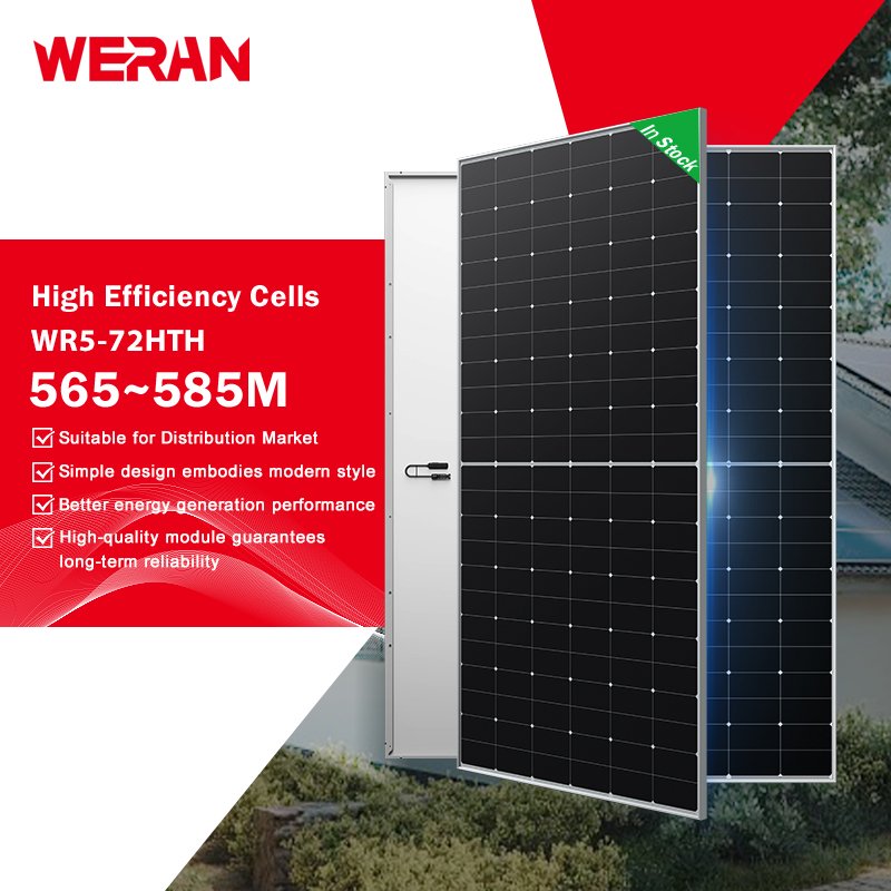 WERAN Used 800 Watts Solar Panel 5000W Solar Home Kit With Battery And Inverter