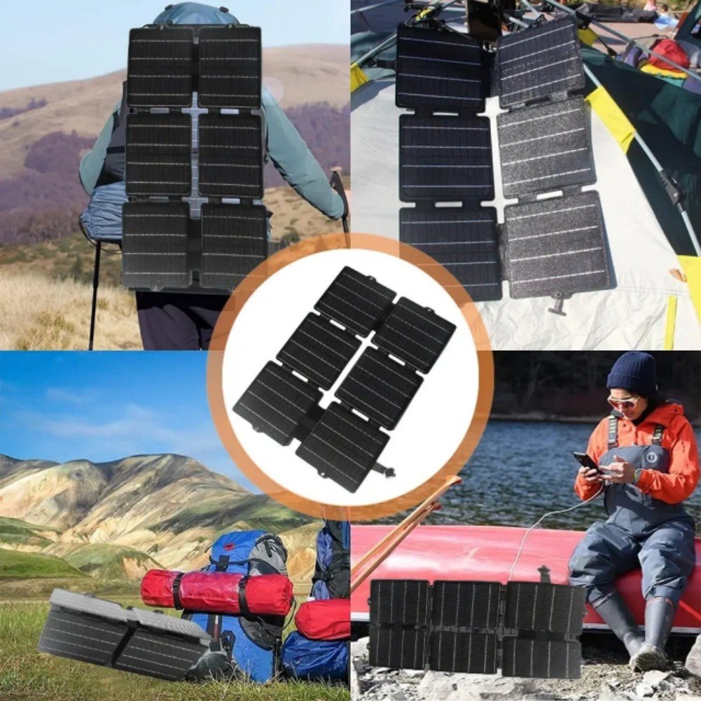 Quality Wholesale 30W Folding Solar Panel Charger Waterproof Portable Solar Charger Mobile Power Outdoor Camping Hiking
