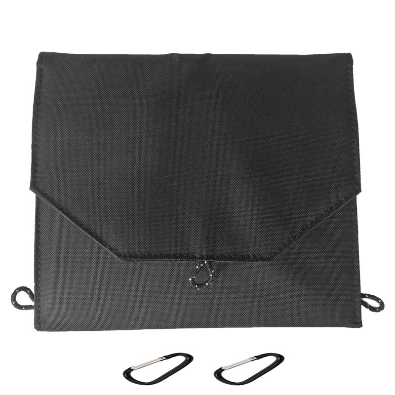 Outdoor waterproof camo solar folding 24W quick charge USB portable camping power pack charging panel