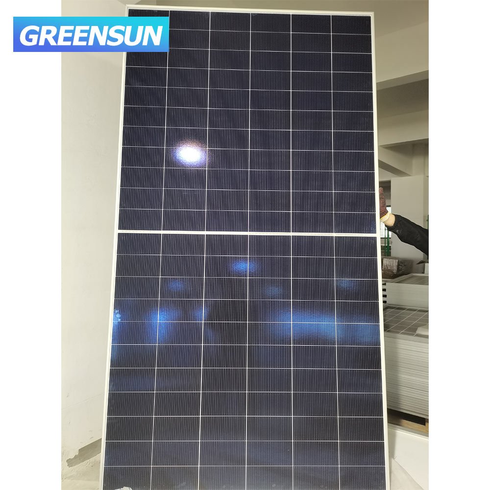 OEM solar panel 700w 710w 720w 730w HJT mono half cell 210mm 130 cells double glass with 30 years warranty