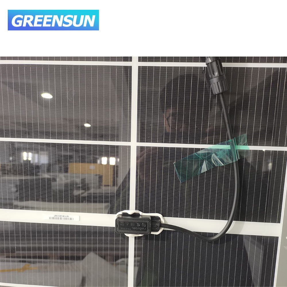 OEM solar panel 700w 710w 720w 730w HJT mono half cell 210mm 130 cells double glass with 30 years warranty