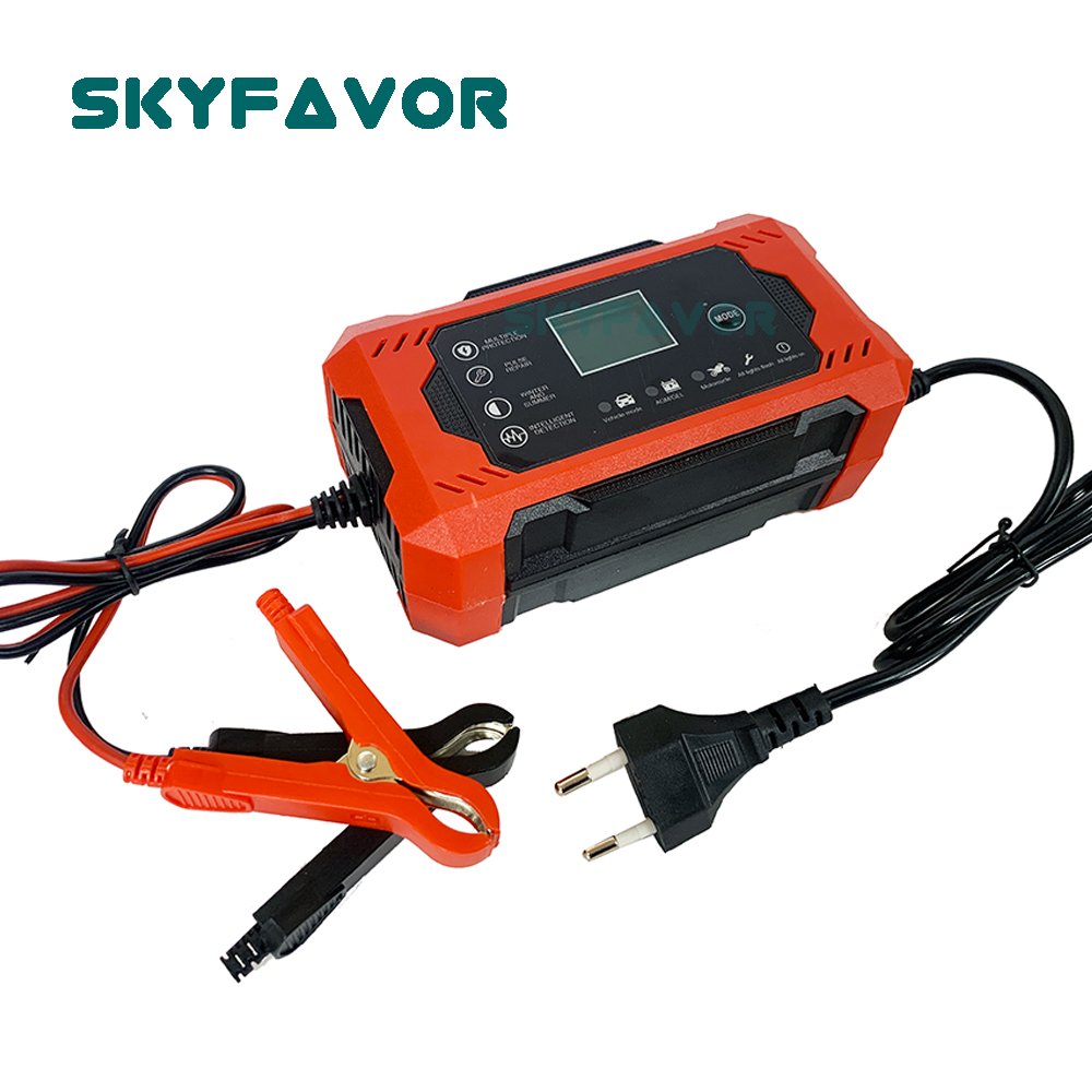 Latest trending products 12V battery charger 12V 6A automatic smart dropshipping products 12 volt Motorcycle car battery charger
