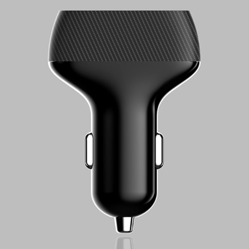 2024 New 37W PD Car Charging Charger QC3.0 Fast Charging Supports Customized USB Carbon Fiber Pattern Car Charging Device