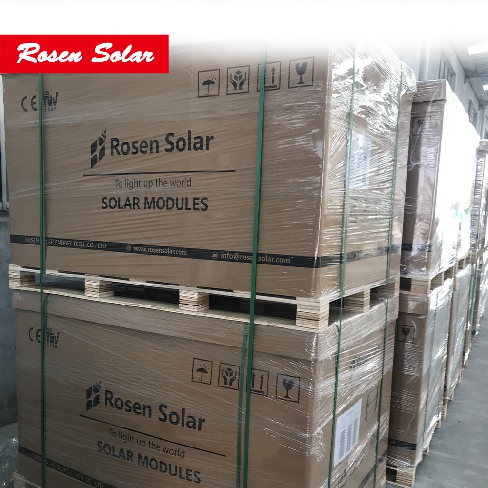 High Efficiency Mono 600W Solar Panels 96 Cells 500w 500watt Rosen Solar Panels