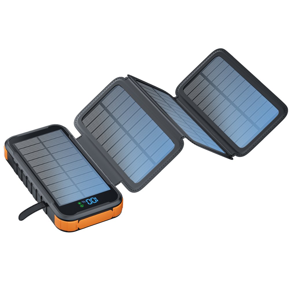 new products 2024 Original factory large capacity 27000mAh Dual USB c Solar Charger Outdoor Solar Power Banks