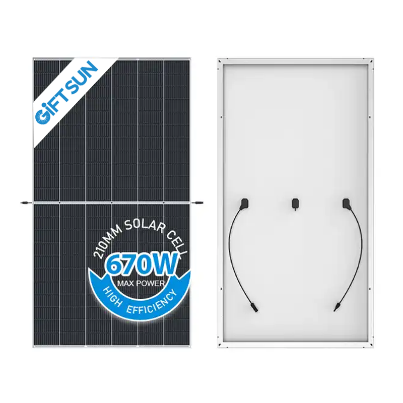 210MM Half Cut 660W 670W 680W Mono Photovoltaic price of photovoltaic solar panels