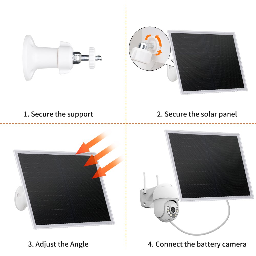 Customized Wholesale 10w 6w 3w 5v Power Glass Solar Cell Panel Charger With 10w Power Type-C Bracket