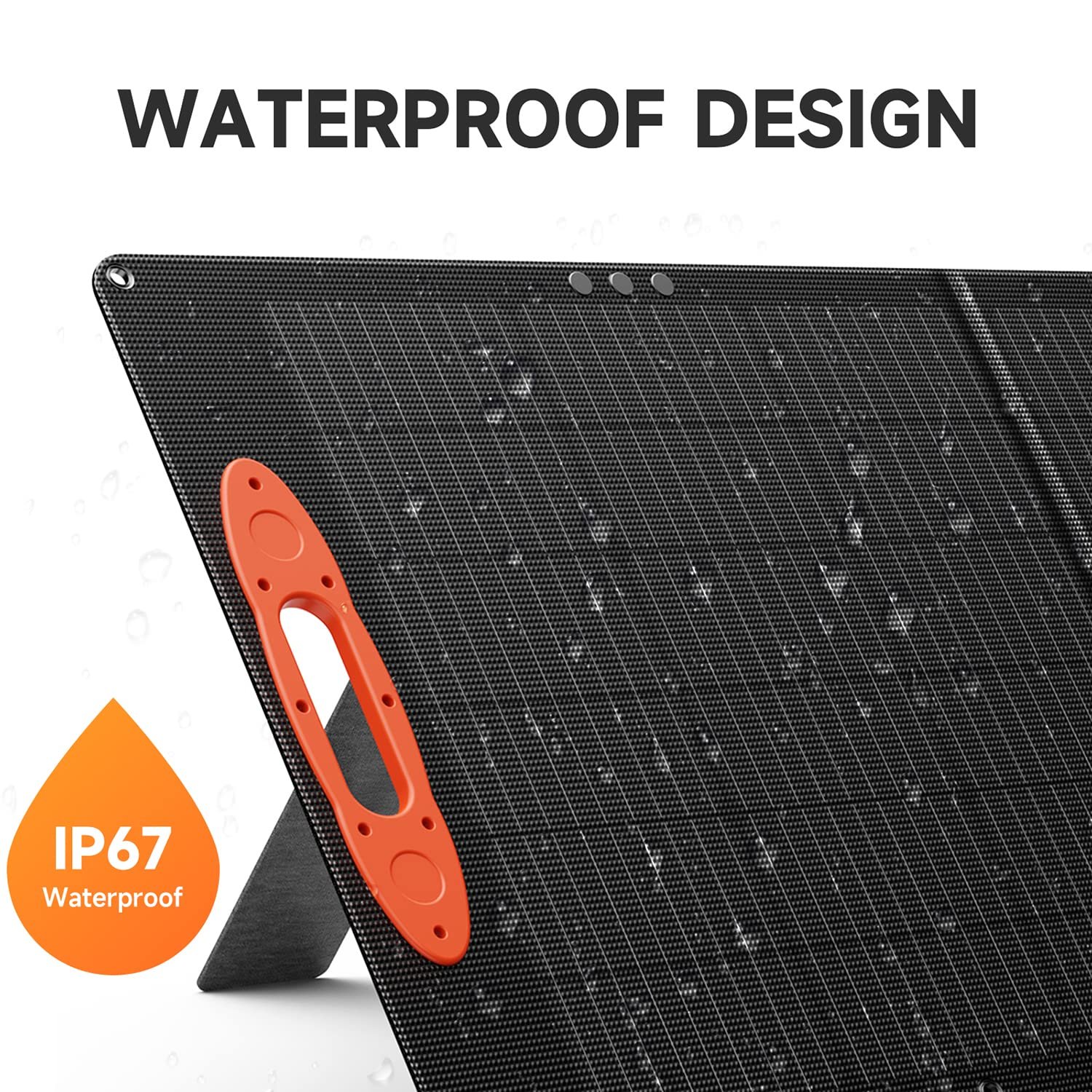 High Efficiency 100W Waterproof ETFE Foldable Solar Panel Charger for Camping Outdoor Travel