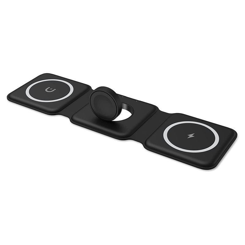 3 in 1 Foldable Wireless Charger Magnetic Fast Wireless Charging Pad Compatible For iPhone 14/Max/13 Apple Watch AirPods Pro