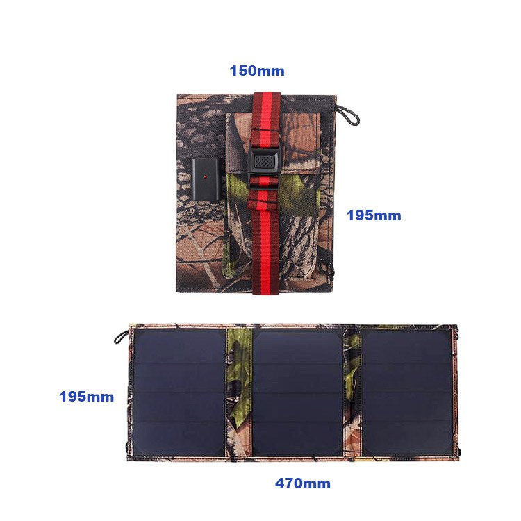 25W Foldable Solar Panel Portable Mobile Phone Solar Panel Solar Panel Charger For Laptop
