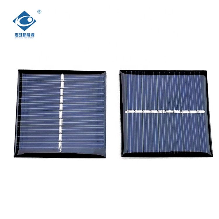 0.35W Epoxy Resin Solar Panel ZW-5353 Outdoor Poly Solar Panel Charger 5V Customized Lightweight Silicon Solar Panel