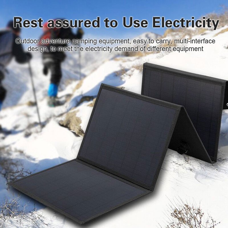 Foldable Solar Panel 100W 40 watts dust proof folding solar panels with USB output for camping