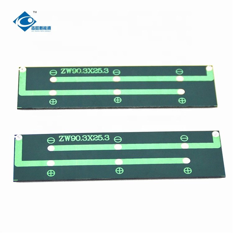 Mini Solar Panels Power Charger 0.3W Transparent Epoxy Solar Panel ZW-903253 Lightweight Silicon Solar Panel Module 5.5V