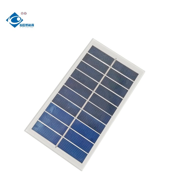 1.5W Mini Solar Panels Power Charger 5V Glass Laminated Solar Panel ZW-14280 Outdoor Camping Glass Solar Panel