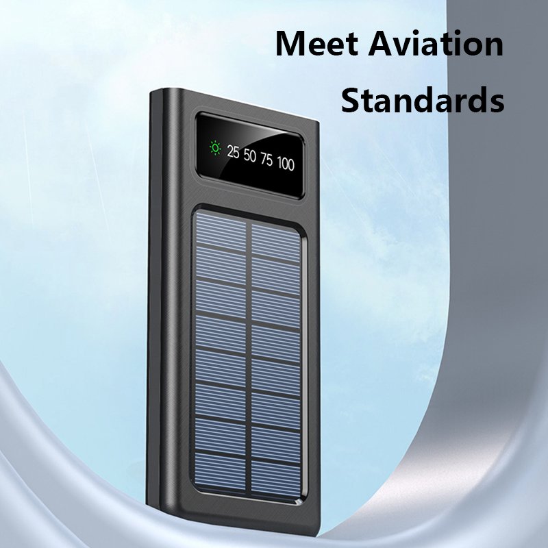 Factory wholesale hot selling smart solar ultra-long endurance astronaut 4-wire fast charging power bank