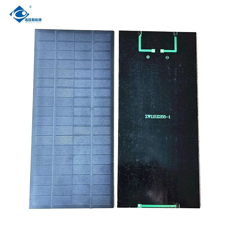 ZW-255115-P Mono Thin Film Solar Panels 4.5W PET Semi-Flexible Solar Panel 18V Mini Solar Panels Charger