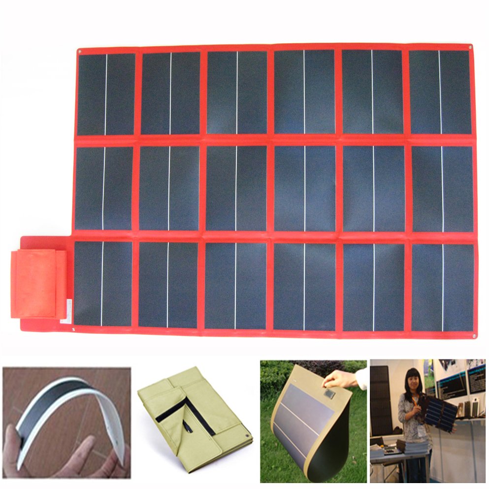 Flexible foldable solar blanket module amorphous solar blanket for 4X4 WD anderson plug