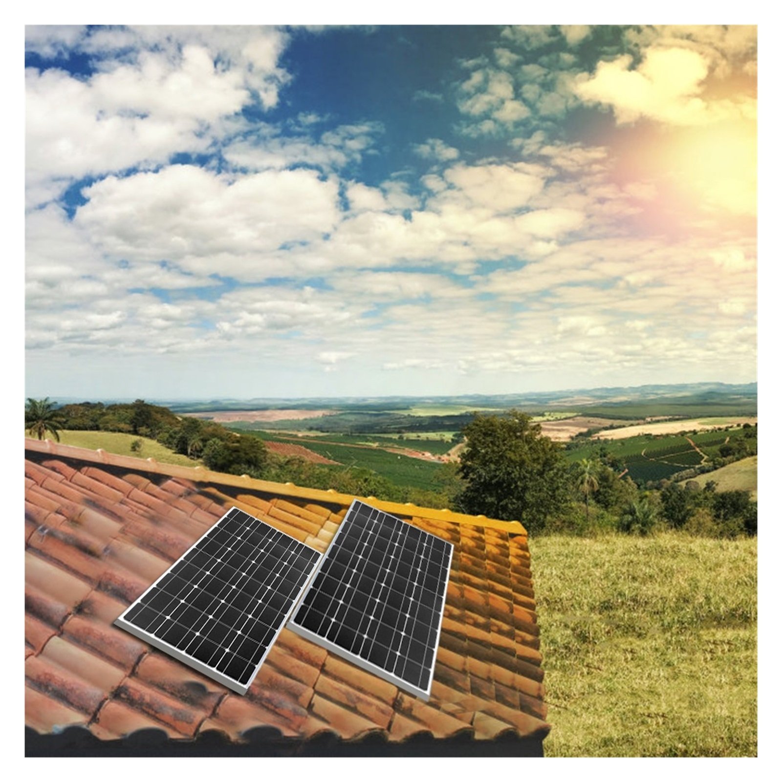 Senhuo Portable Solar 150w 300W 450W 600W Panel Kit System 12v PV Module For Home Outdoor Chargers
