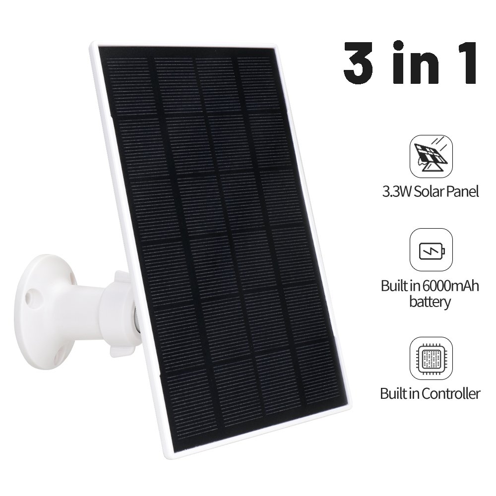 Factory 3.7v ETFE Solar Power Charger Type c USB Plug 6000mAh 3m waterproof cable Solar charger With battery