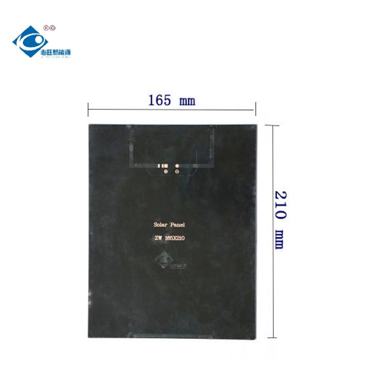 5W Semi-flexible Solar Panel ZW-5W-18V-P Outdoor ETFE Flexible Solar Panel 18V PET Laminated Solar Panel Charger