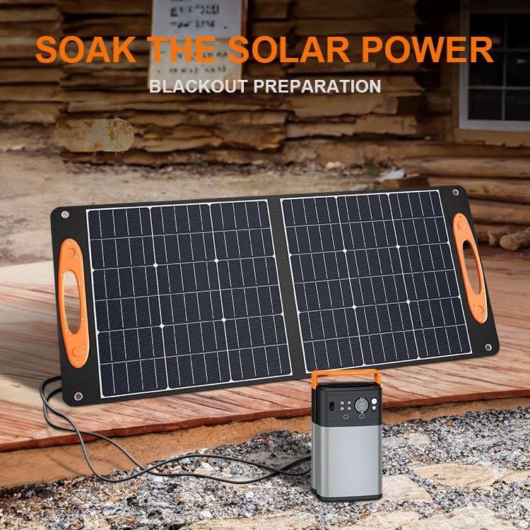 LETOPA US local warehouse Outdoor Camping Waterproof 100w Portable Folding Panel Monocrystalline Silicon Foldable PV Solar Panel