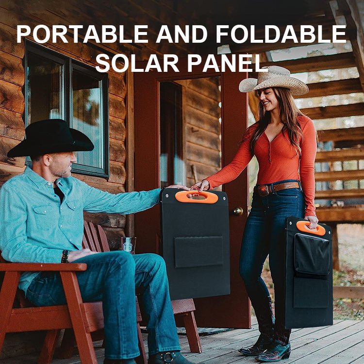 LETOPA US local warehouse Outdoor Camping Waterproof 100w Portable Folding Panel Monocrystalline Silicon Foldable PV Solar Panel