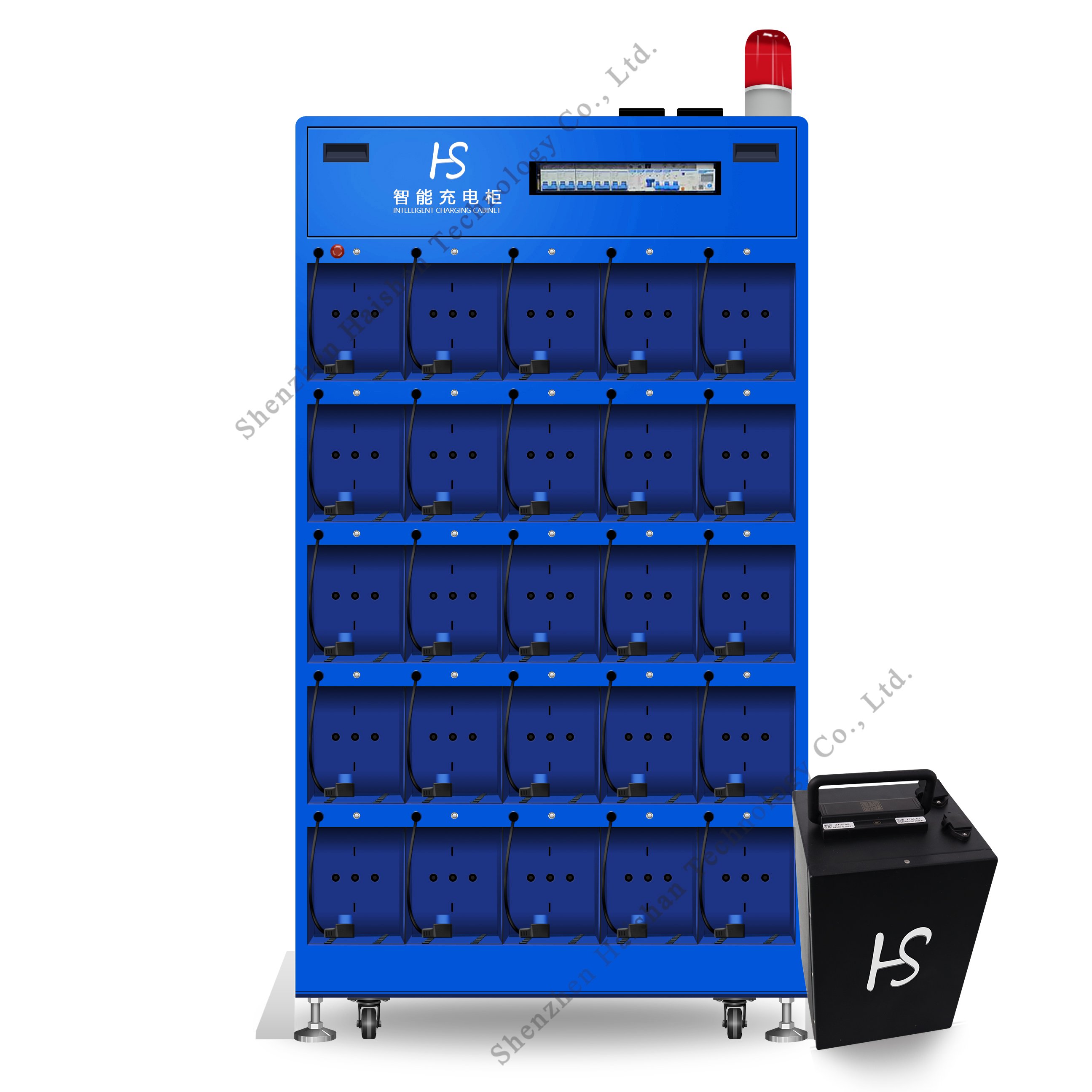 HS New Series, Outdoor Solar Power Charging Station, Can Provide Electric Tricycle/Motorcycle Convenient Battery Charge Cabinet