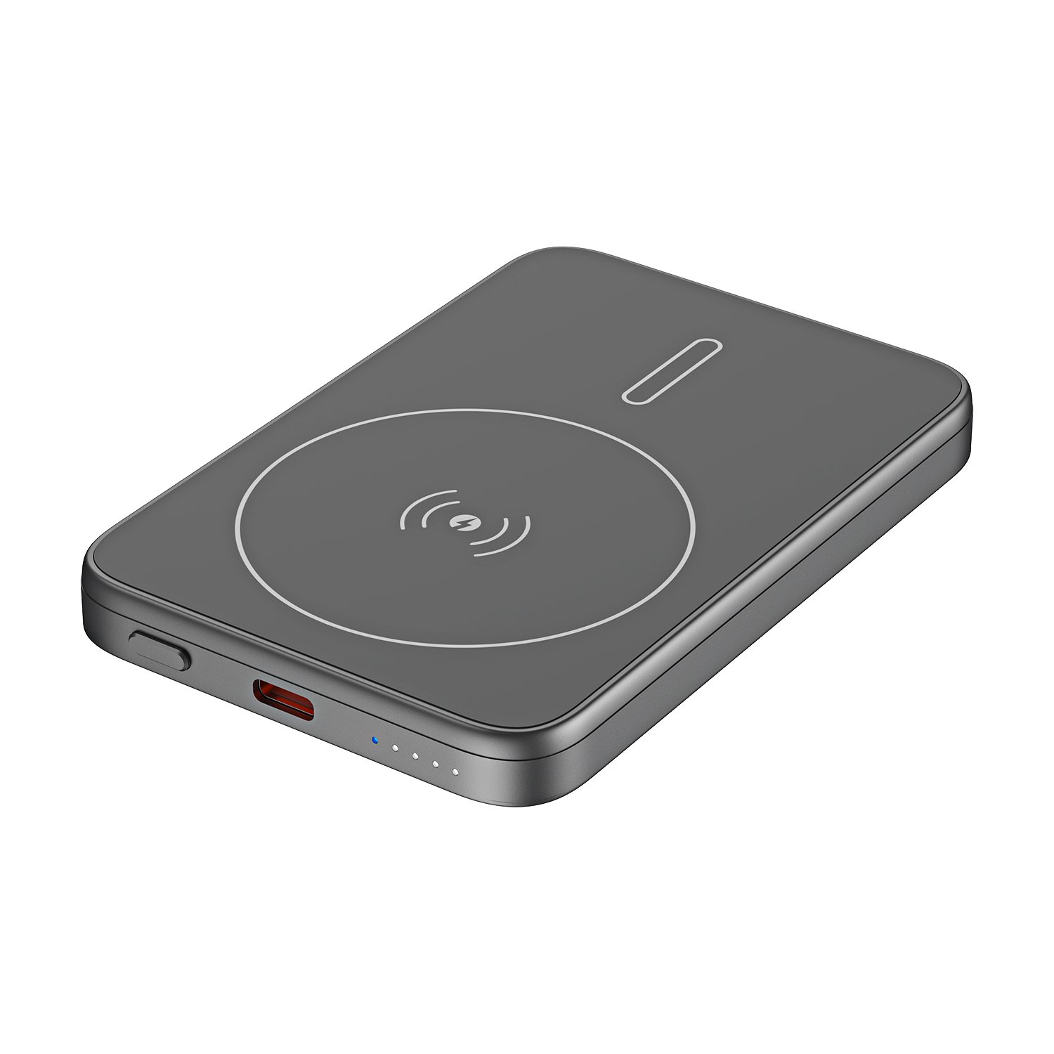 Casun Mini Solar Power Bank 10000mAh build with Charging Cables portable fast charging Outdoor powerbank with four cables