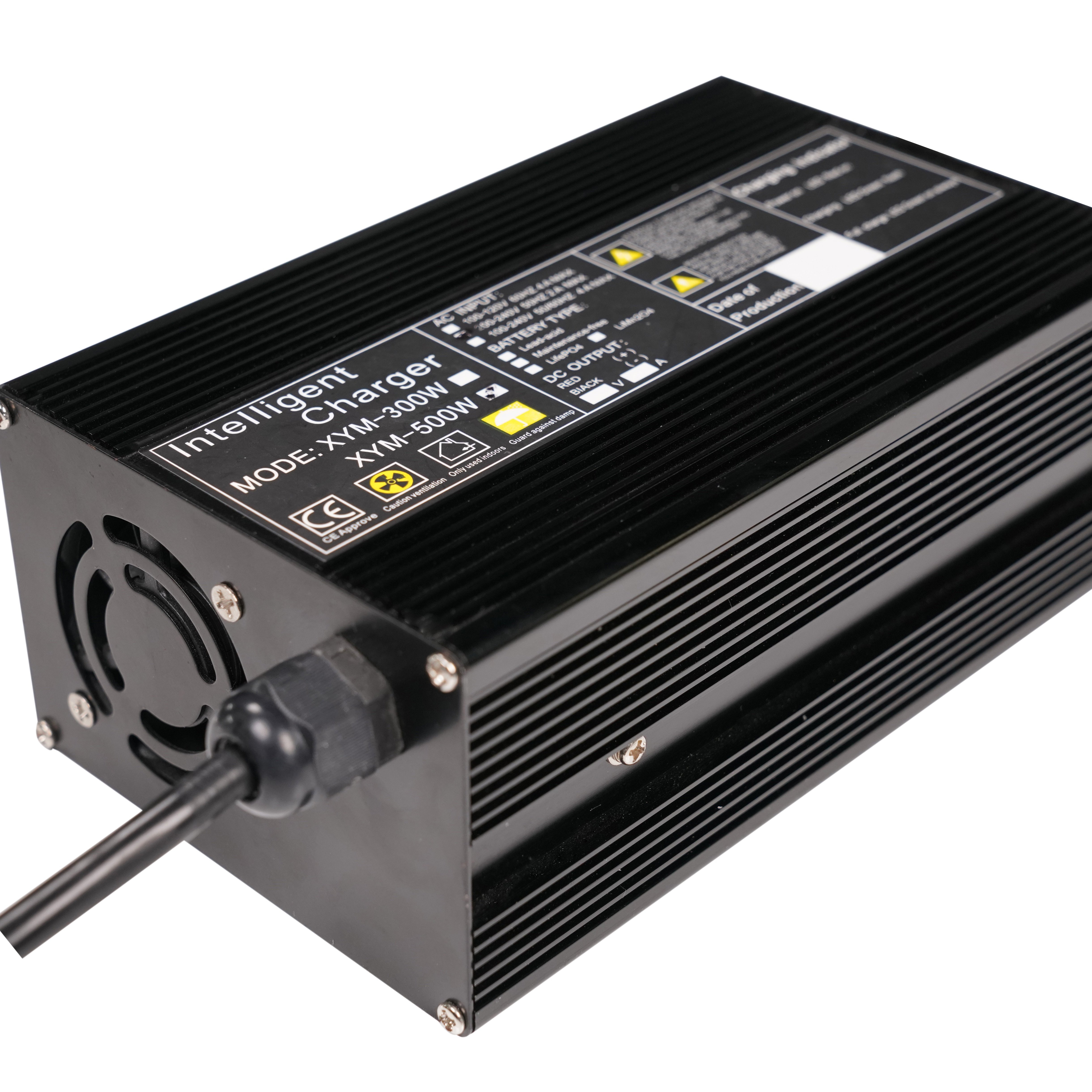 XYM 500W 36V 12A Lifepo4 battery charger For Ebike/Electric Scooter/Electric Forklift