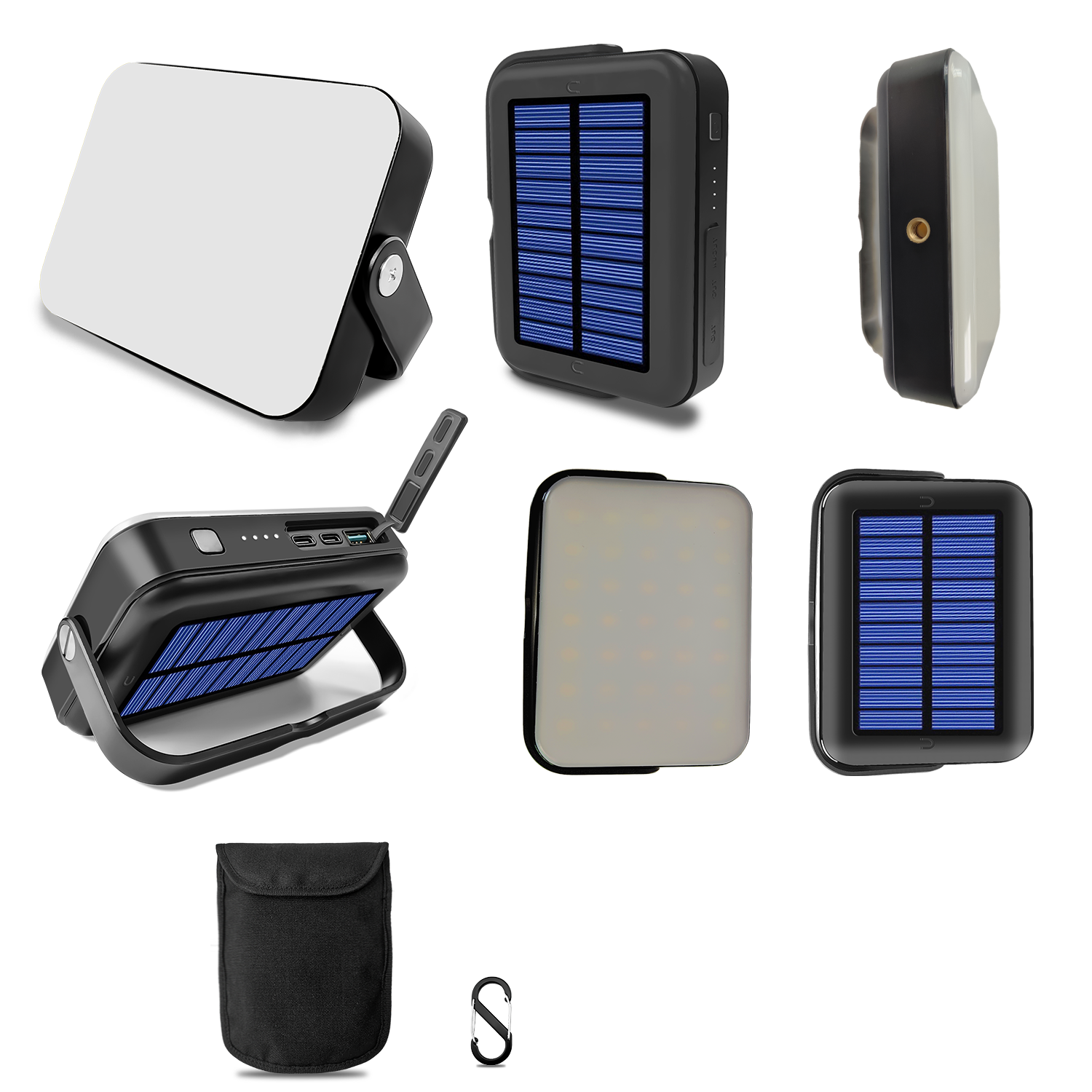 Factory-Licensed Solar Charger for Outdoor Camping and Traveling Lithium-Ion Battery for Mobile Devices