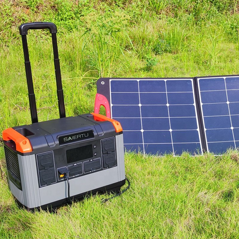 Monocrystalline 100W Solar Charger Charging Power Station Camping Folding Foldable Portable Solar Panels for Mobile Cell Phone