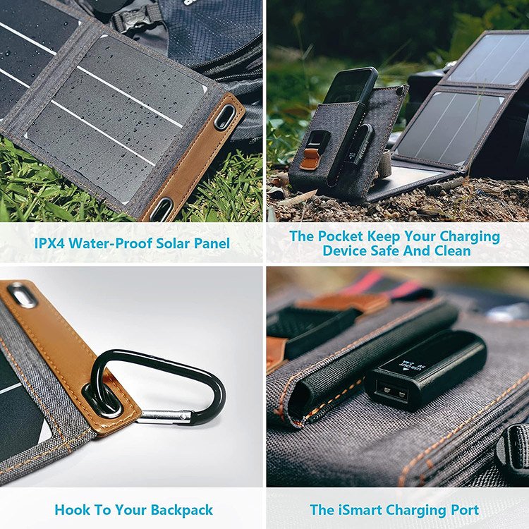 New designs solar portable charger 14w 21w 28w solar panels phone USB charger for mobile cell phone laptop