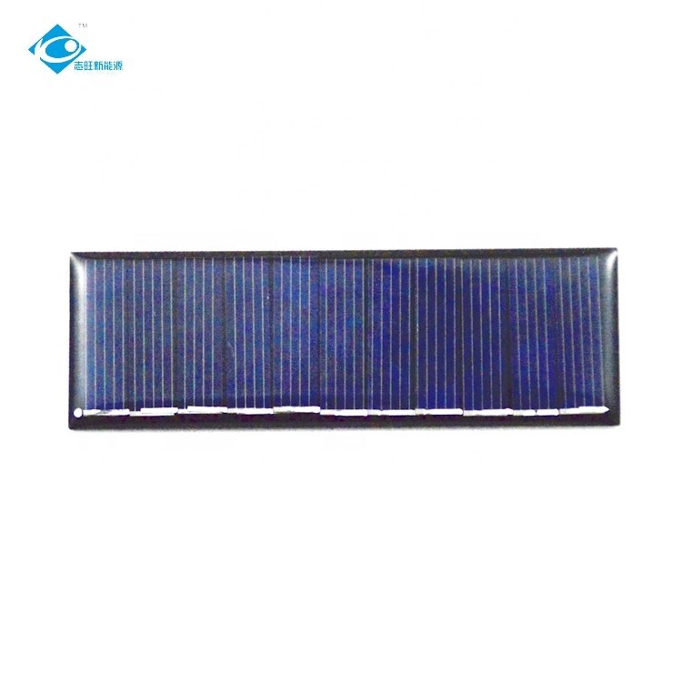 5.5V Waterproof Solar Panel Charger ZW-9030-5.5V Strip Epoxy Solar Panels 0.4W Mini Epoxy Solar Panel