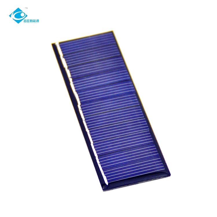 5.5V Waterproof Solar Panel Charger ZW-9030-5.5V Strip Epoxy Solar Panels 0.4W Mini Epoxy Solar Panel