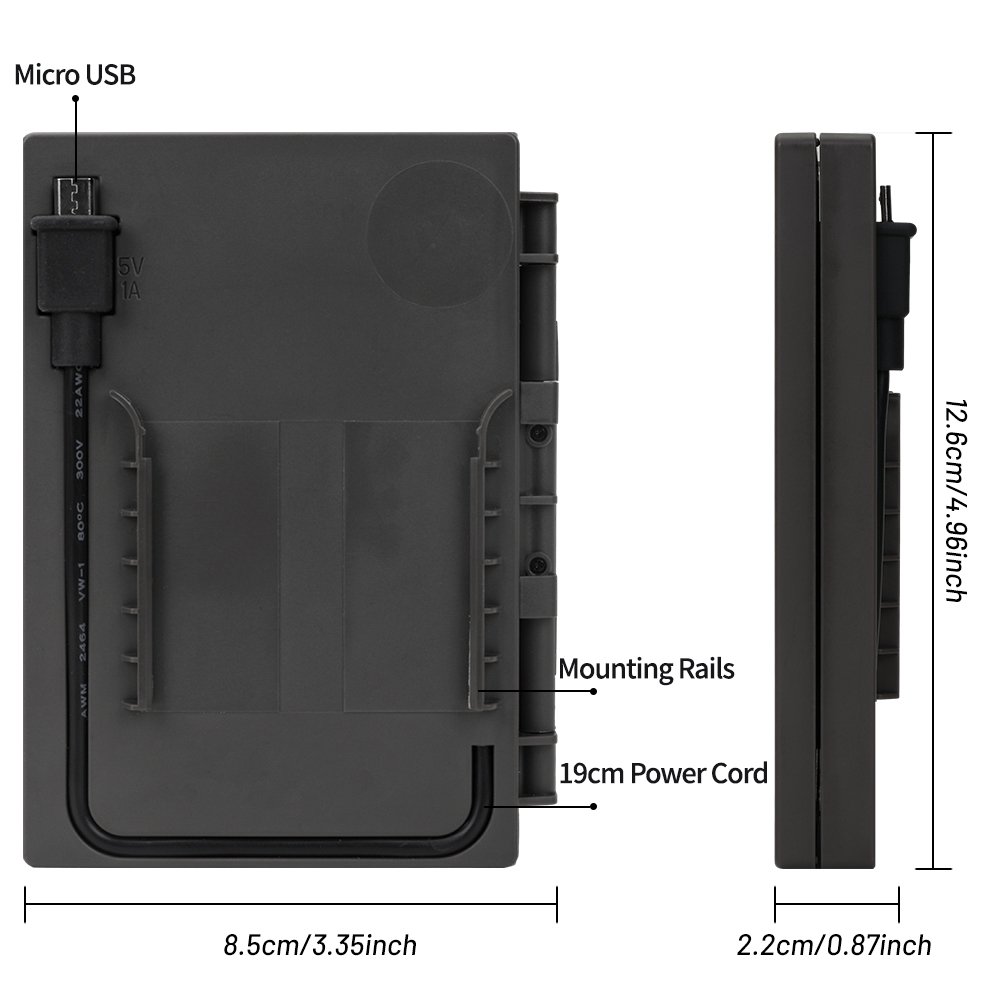 2.5 Watt Potable Outdoor Folding Solar Panel Built In Battery With Output 5V 500ma For Scouting Camera Mobile Phone