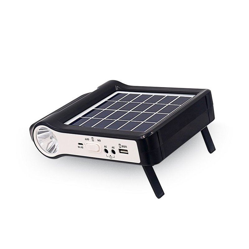 Outdoor mobile phone charger solar power bank portable power wireless solar panel lighting system /